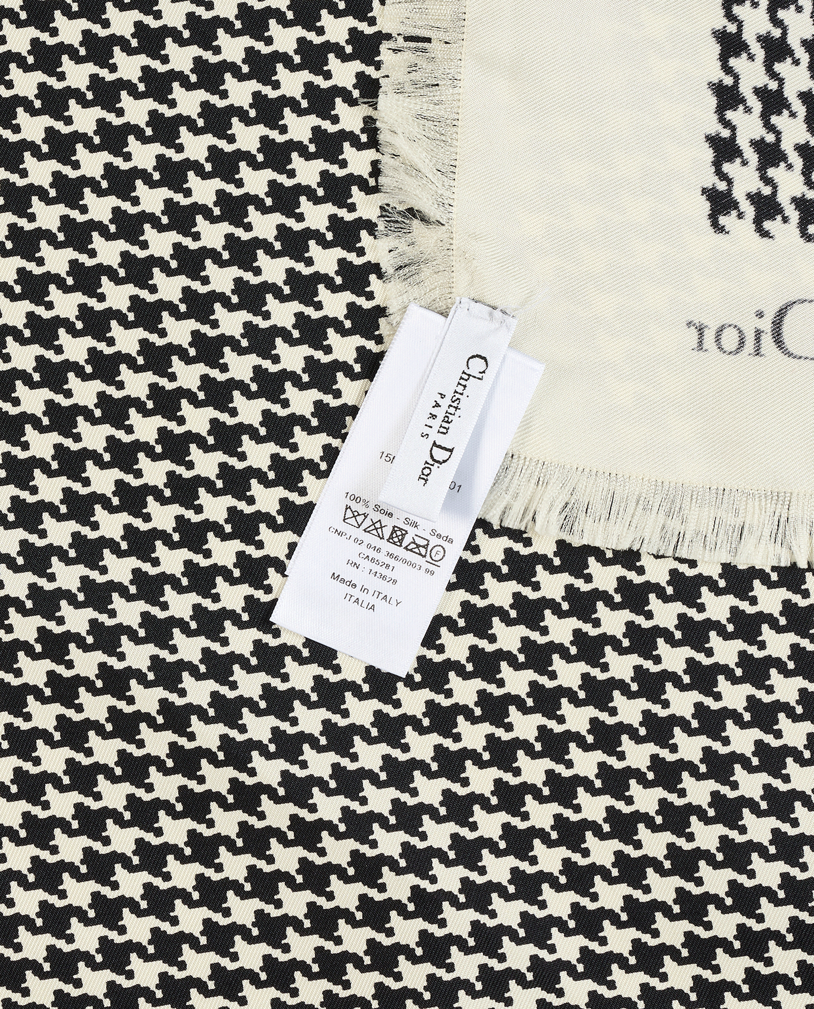 Christian Dior 30 Montaigne Square Scarf, &pound;210, Accessories, Black, Silk, Other view