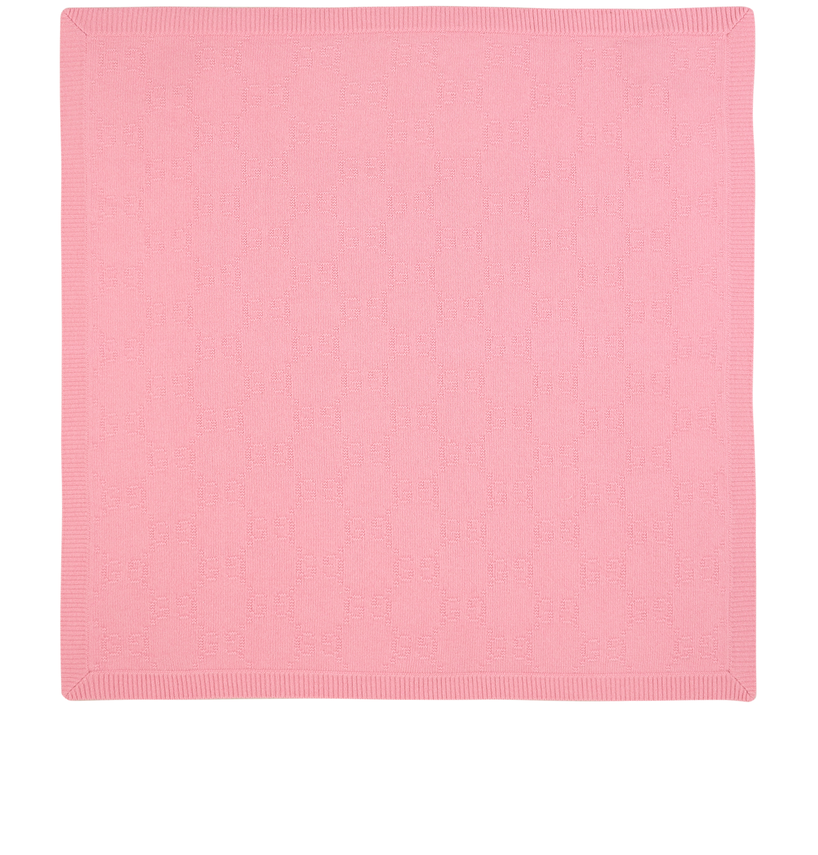 Gucci GG Square Scarf, &pound;225, Accessories, Pink, Wool, Back view