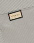 Gucci GG Line Pocket Square, &pound;90, Accessories, Grey, Silk, Other view