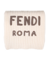 Fendi Logo Knit Scarf, &pound;220, Accessories, Cream, Wool, Front view
