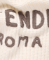Fendi Logo Knit Scarf, &pound;220, Accessories, Cream, Wool, Other view