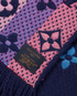 Louis Vuitton Rainbow Monogram Scarf, &pound;320, Accessories, Blue/Pink, Wool, Other view