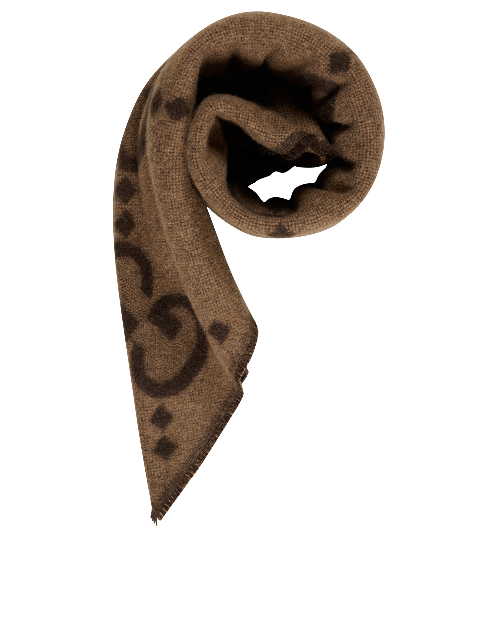 Gucci Jumbo GG Scarf, &pound;395, Accessories, Brown, Cashmere, Other view