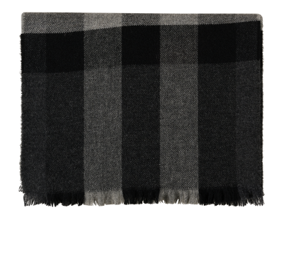 Burberry Lash Fringe Scarf, &pound;190, Accessories, Grey, Cashmere/Wool, Front view