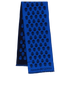 Alexander McQueen Skull Scarf, &pound;160, Accessories, Blue, Wool, Back view