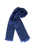 Gucci GG Long Scarf, &pound;195, Accessories, Blue, Silk/Wool, Other view