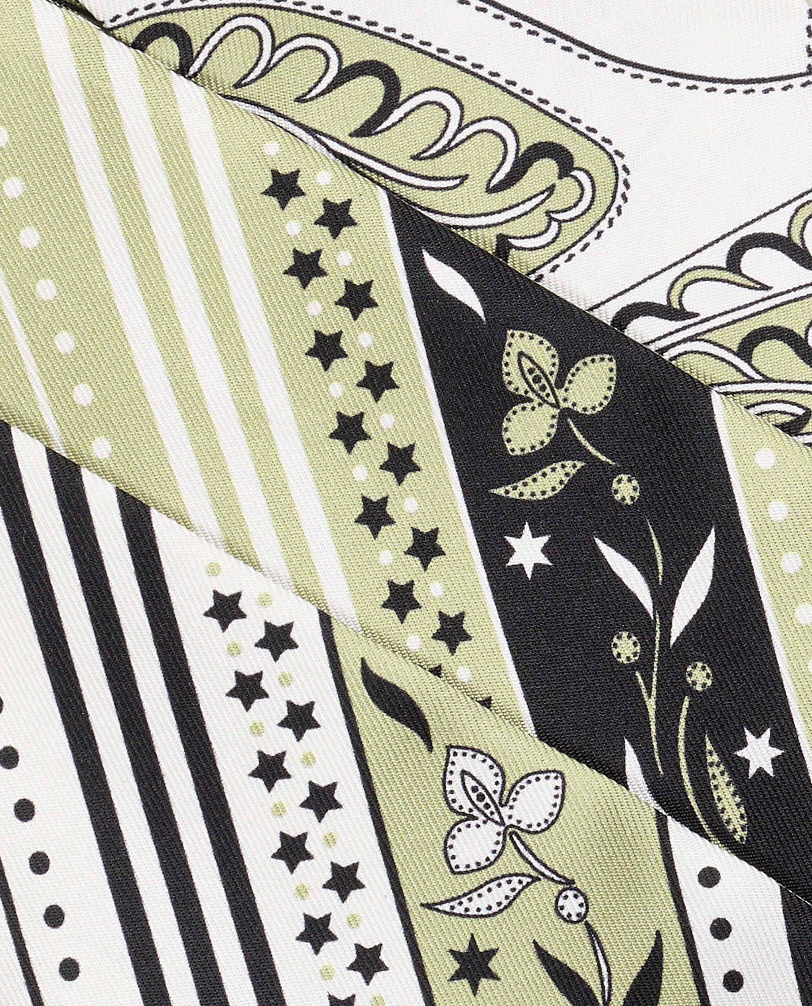 Hermes Amazones Twilly Scarf, &pound;110, Accessories, Black/Green, Silk, Other view