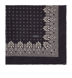 Tom Ford Bandana Scarf, Cotton, Navy/White, MII, 3*