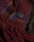 Saint Laurent Striped Scarf, &pound;295, Accessories, Burgundy, Mohair/Polyester (Polymer), Other view