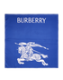 Burberry Equestrian Knight Scarf, &pound;230, Accessories, Blue/White, Silk, Back view