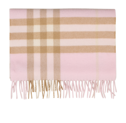 Burberry Check Scarf, Cashmere, Pink, 3*