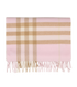 Burberry Check Scarf, &pound;220, Accessories, Pink, Cashmere, Front view