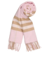 Burberry Check Scarf, &pound;220, Accessories, Pink, Cashmere, Other view