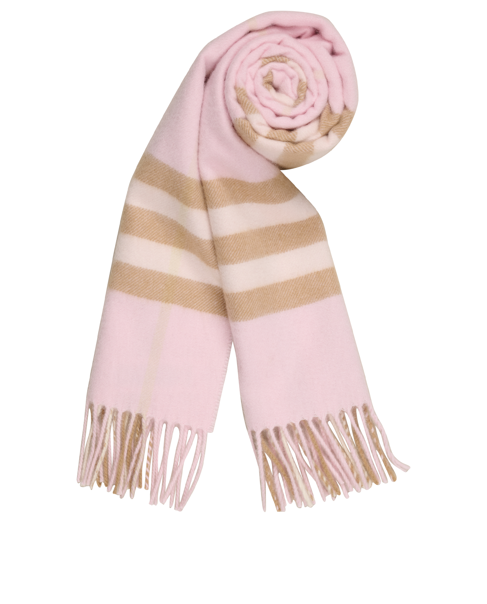 Burberry Check Scarf, &pound;220, Accessories, Pink, Cashmere, Other view