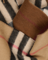 Burberry Contrast Check & Logo Scarf, &pound;250, Accessories, Beige/Brown, Cashmere, Other view