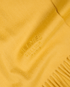 Hermes Logo Fringed Shawl, &pound;350, Accessories, Yellow, Cashmere, Other view