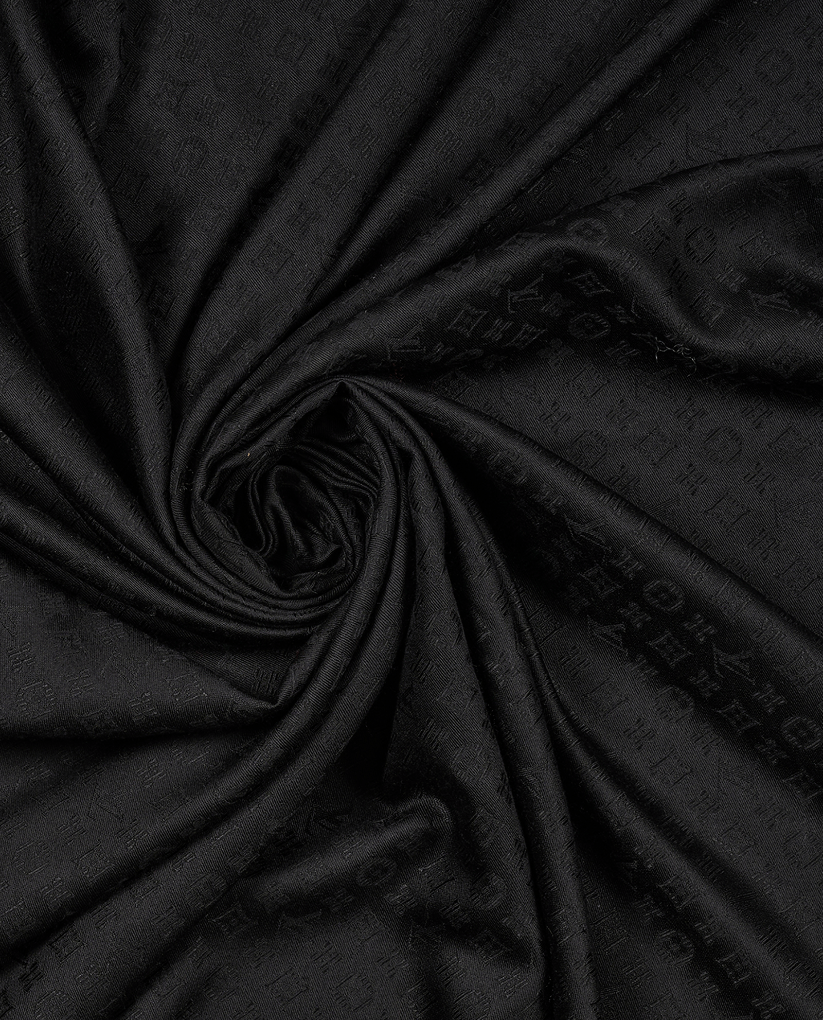 Louis Vuitton Monogram Scarf, &pound;210, Accessories, Black, Silk/Wool, Other view