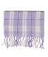 Burberry Check Scarf, &pound;110, Accessories, Purple, Wool, Front view