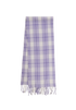 Burberry Check Scarf, &pound;110, Accessories, Purple, Wool, Back view