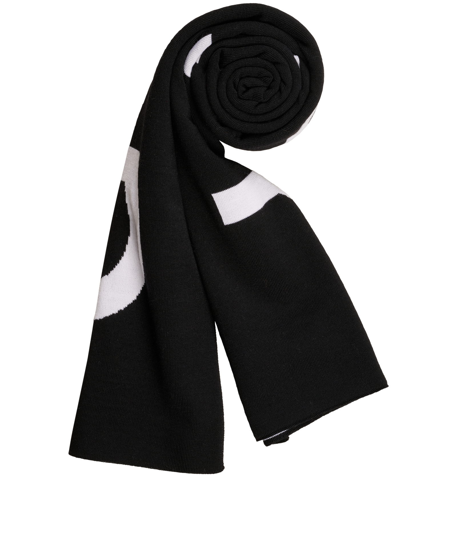 Givenchy Logo Print Scarf, &pound;110, Accessories, Black/White, Wool, Other view
