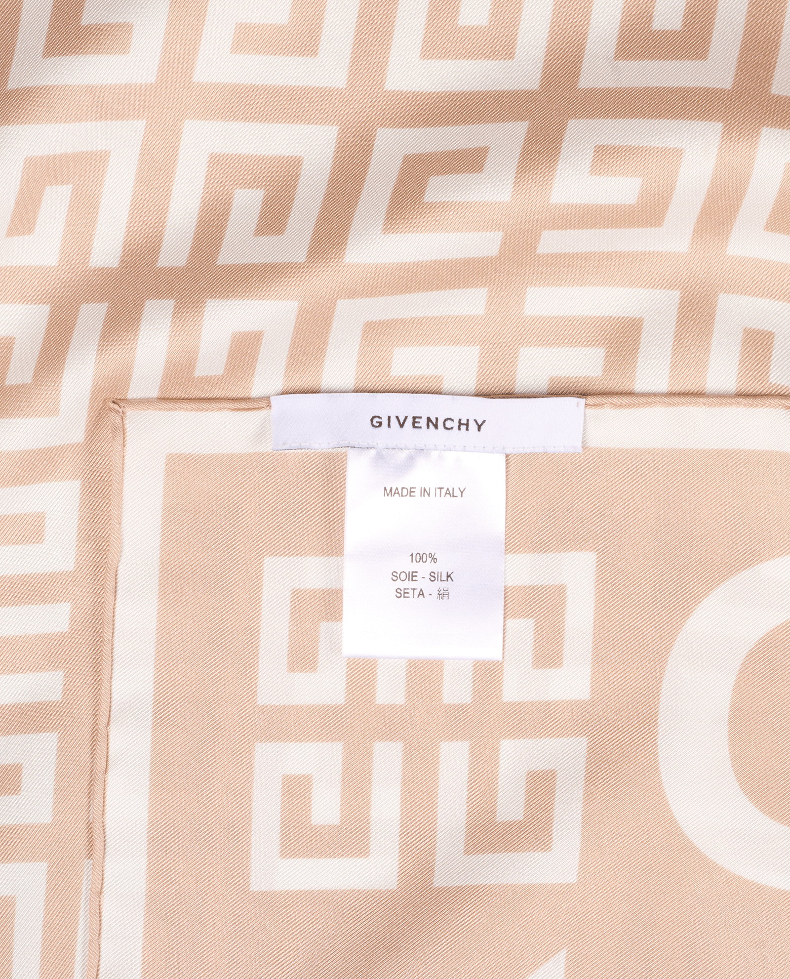 Givenchy Logo Scarf, &pound;110, Accessories, Pink, Silk, Other view