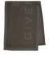 Givenchy 4G Scarf, &pound;110, Accessories, Grey, Silk, Back view