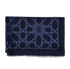 Loewe Anagram Scarf, &pound;80, Accessories, Blue, Silk/Wool, Front view