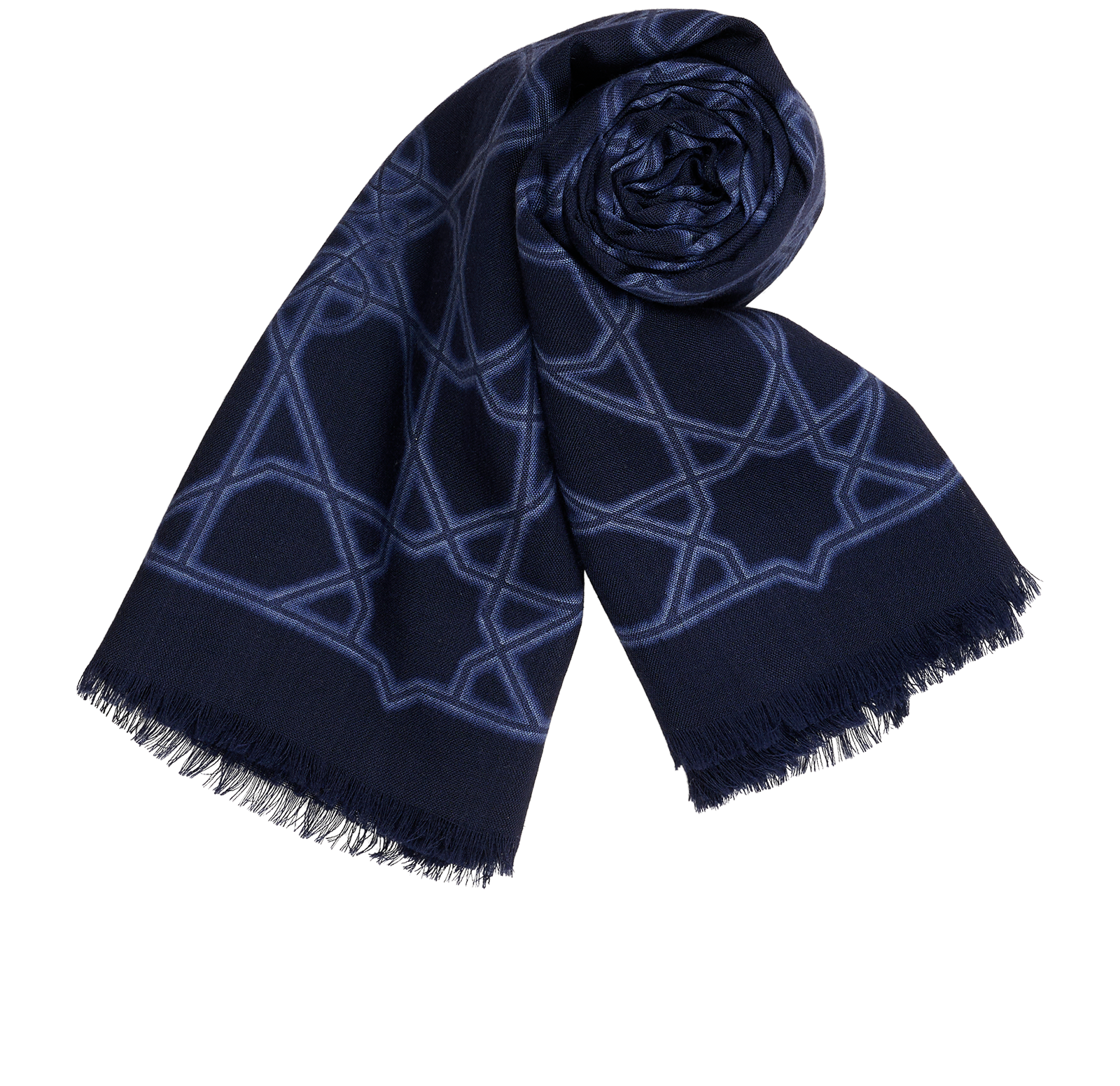 Loewe Anagram Scarf, &pound;80, Accessories, Blue, Silk/Wool, Other view