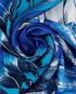 Hermes Brazil II Scarf 70cm, &pound;295, Accessories, Blue/Purple, Silk, Other view