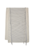 Jimmy Choo Fringed Scarf, &pound;90, Accessories, Silver/White, Silk/Viscose, Back view