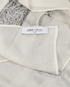 Jimmy Choo Fringed Scarf, &pound;90, Accessories, Silver/White, Silk/Viscose, Other view