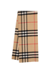 Burberry Check Scarf, &pound;250, Accessories, Beige, Cashmere, Back view
