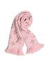 Louis Vuitton Logomania Scarf, &pound;250, Accessories, Pink/Silver, Silk/Wool, Other view