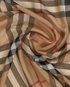 Burberry Check Fringed Shawl, &pound;120, Accessories, Brown, Silk/Wool, Other view