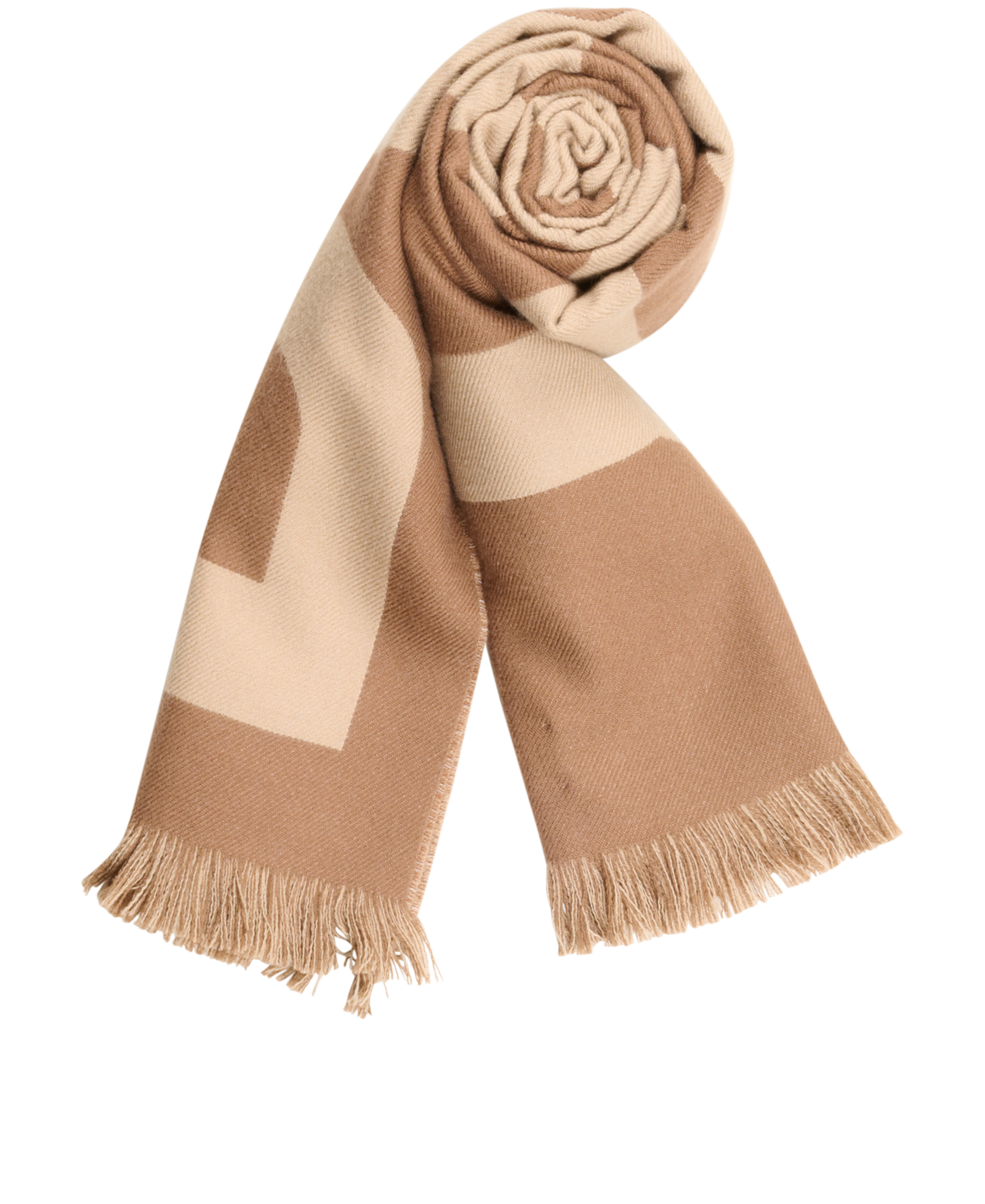 Burberry Logo Scarf, &pound;150, Accessories, Brown, Wool, Other view