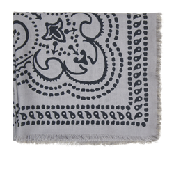 Givenchy Paisley Shawl, Modal, Grey/Black, 3*