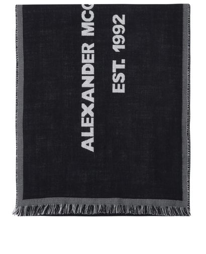 Alexander McQueen Logo Scarf, front view