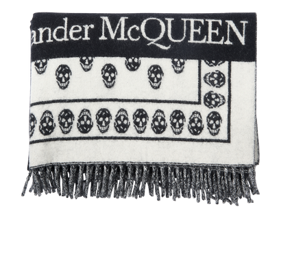 Alexander McQueen Skulls Maxi Scarf, front view