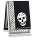 Alexander McQueen Skulls Maxi Scarf, back view