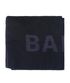 Balenciaga Logo Scarf, &pound;195, Accessories, Black/Blue, Wool, Front view