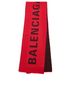 Balenciaga Logo Scarf, back view
