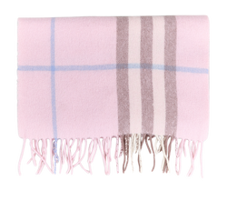 Burberry Checked Scarf, Cashmere, Pink, MIS, 2*