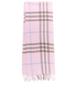 Burberry Checked Scarf, back view