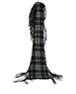 Burberry Novacheck Fringe Scarf, front view