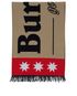 Burberry Football Logo Scarf, front view