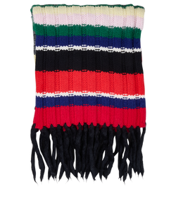 Burberry Striped Scarf, Cashmere/Wool, Multi, MIC, 2*