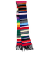 Burberry Striped Scarf, back view