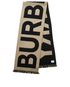 Burberry Logo Jacquard Scarf, back view