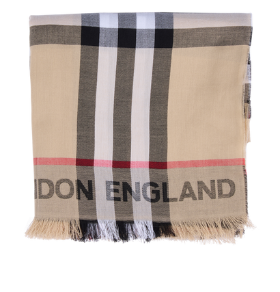 Burberry Check Scarf, front view