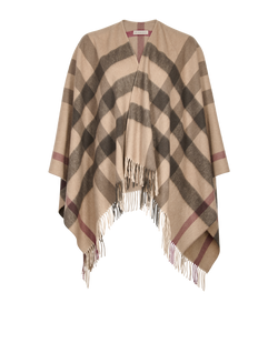 Burberry Cape, Wool, Beige, MIS, 3*